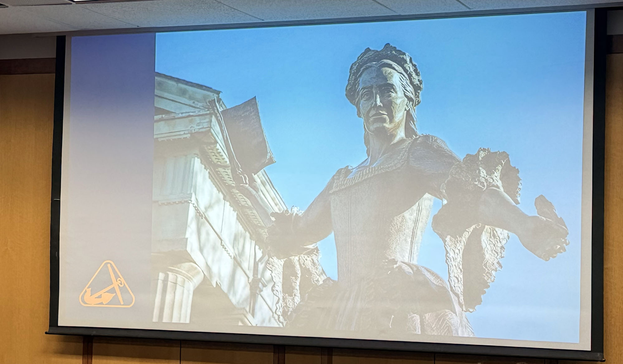 Slide photographed 6:20 into the lecture